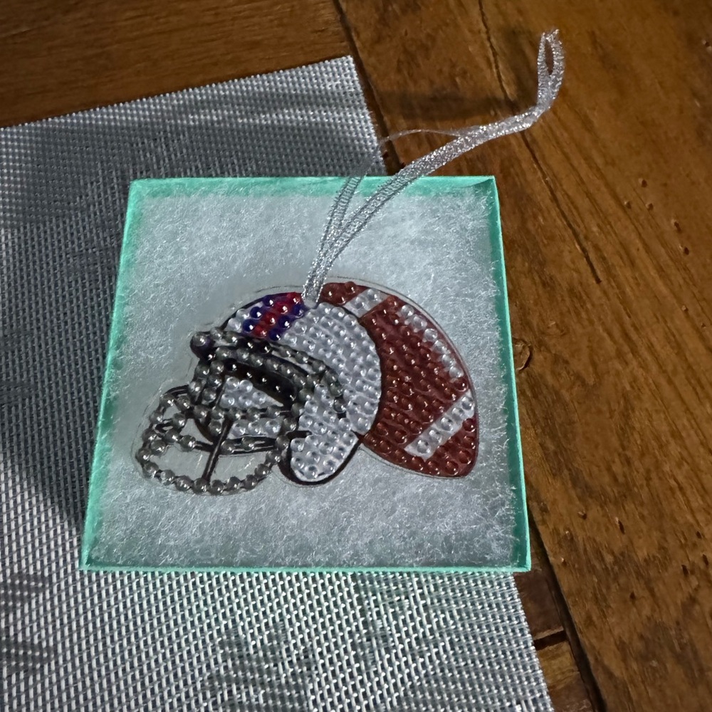 Buffalo Football Helmet Ornament